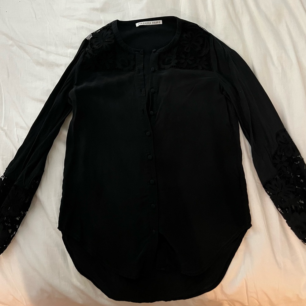 Chic Veronica Beard Black Women's Top